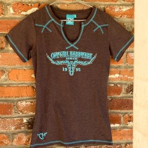 NWOT Cowgirl Hardware western style tee